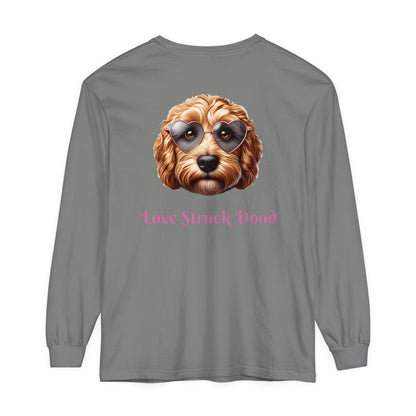 Love Struck Dood Unisex Garment-dyed Long Sleeve T-Shirt