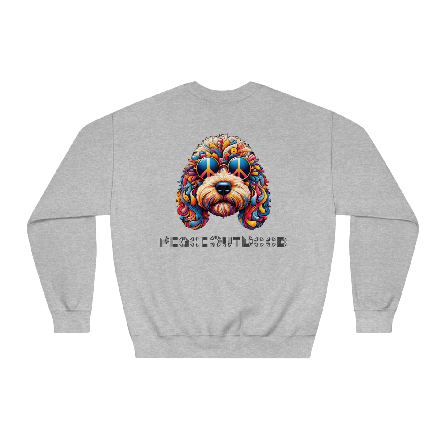 Peace Out Dood Unisex DryBlend® Crewneck Sweatshirt