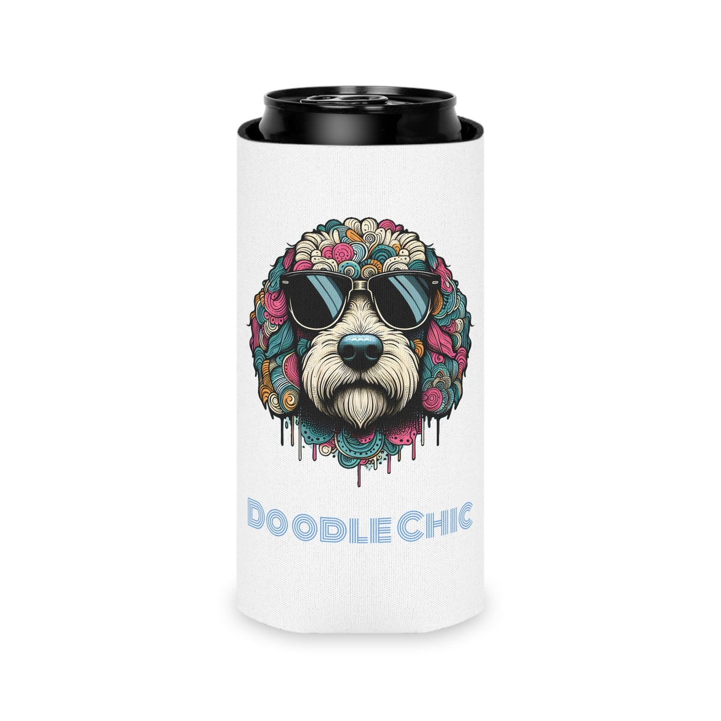 Doodle Chic Can Cooler