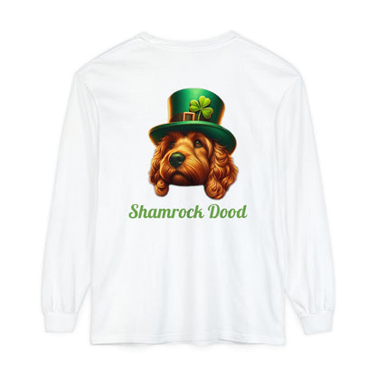 Shamrock Dood Unisex Garment-dyed Long Sleeve T-Shirt