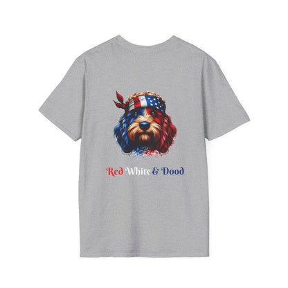 Red White and Dood Unisex Softstyle T-Shirt