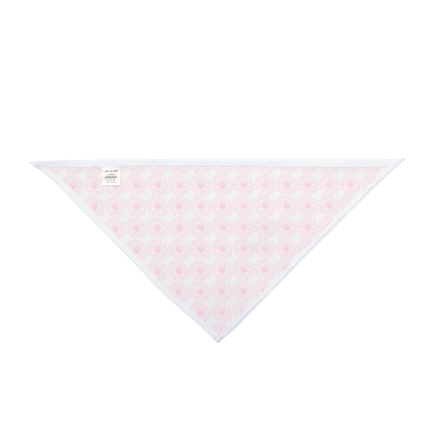 Pink Flower Pet Bandana