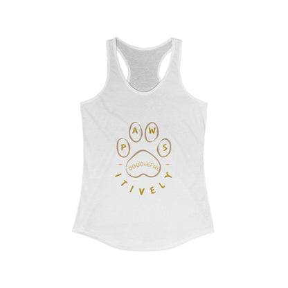 Pawsitively Doodleful Women's Ideal Racerback Tank