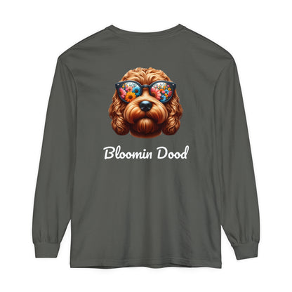 Bloomin Dood Unisex Garment-dyed Long Sleeve T-Shirt