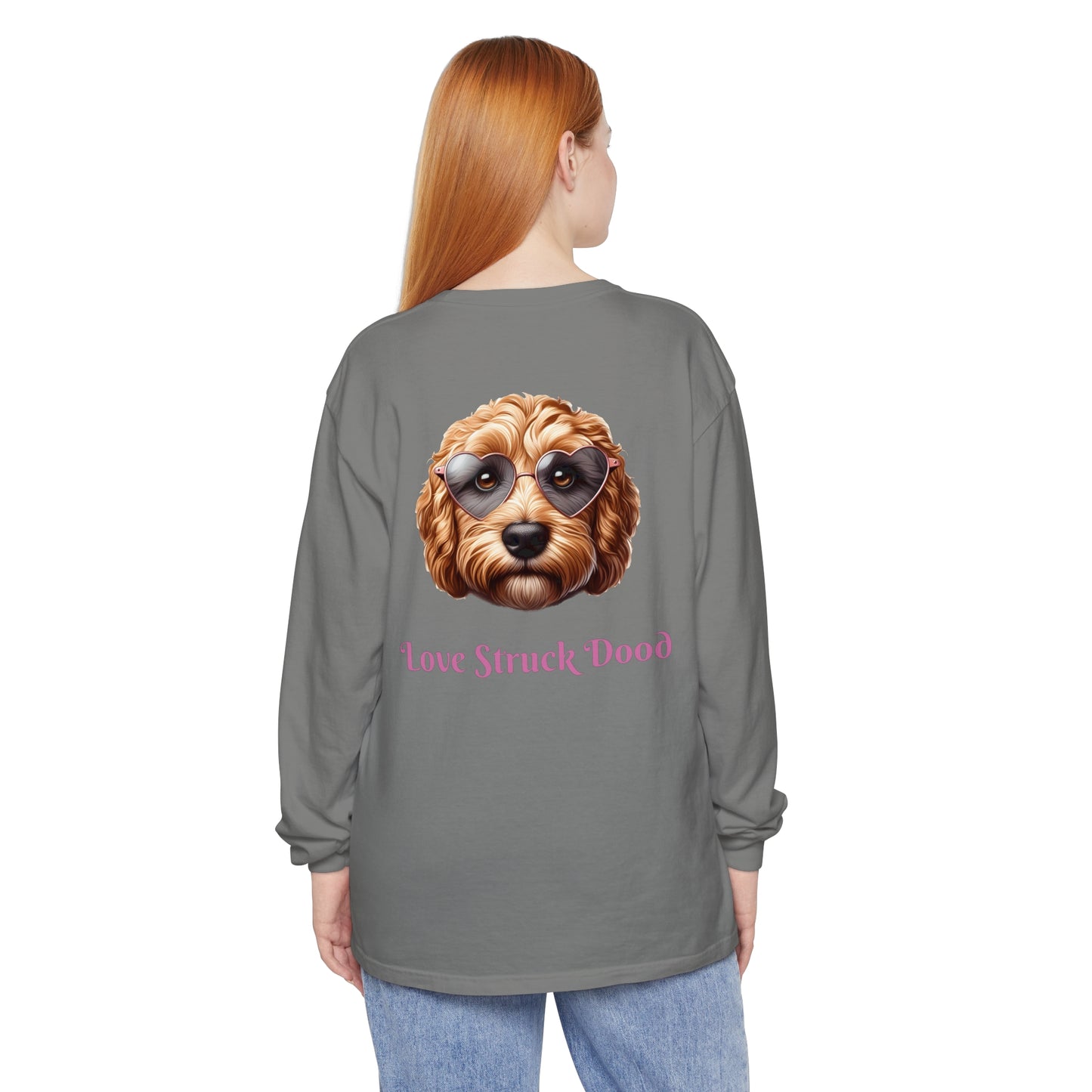 Love Struck Dood Unisex Garment-dyed Long Sleeve T-Shirt