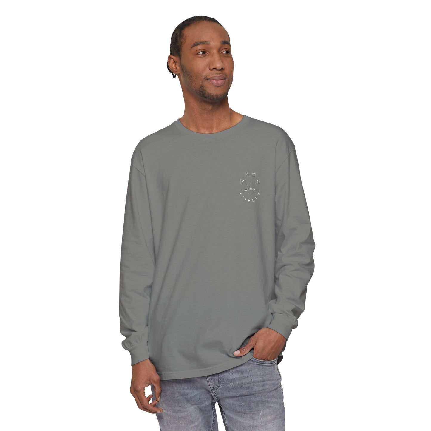 Hey Dood Unisex Garment-dyed Long Sleeve T-Shirt