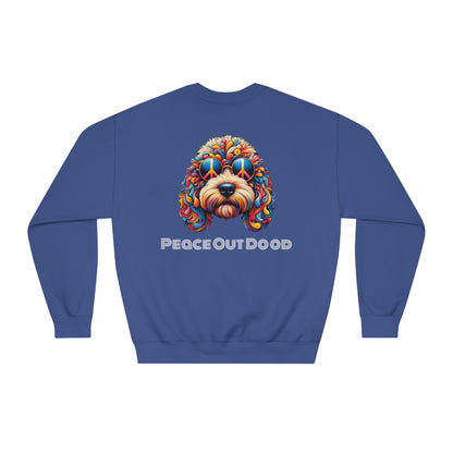 Peace Out Dood Unisex DryBlend® Crewneck Sweatshirt